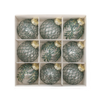 Bolas para Árvore de Natal Luxo com 9 Peças
