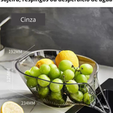 Cesta Escorredora Multifuncional para Pia Drenagem e Cozinha Prática
