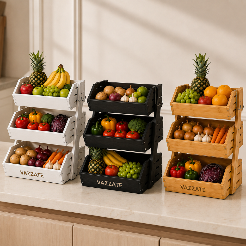 Organizador de Bambu Premium 3 Andares