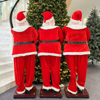 PAPAI NOEL GIGANTE ELETRICO MUSICAL COM SAXOFONE!
