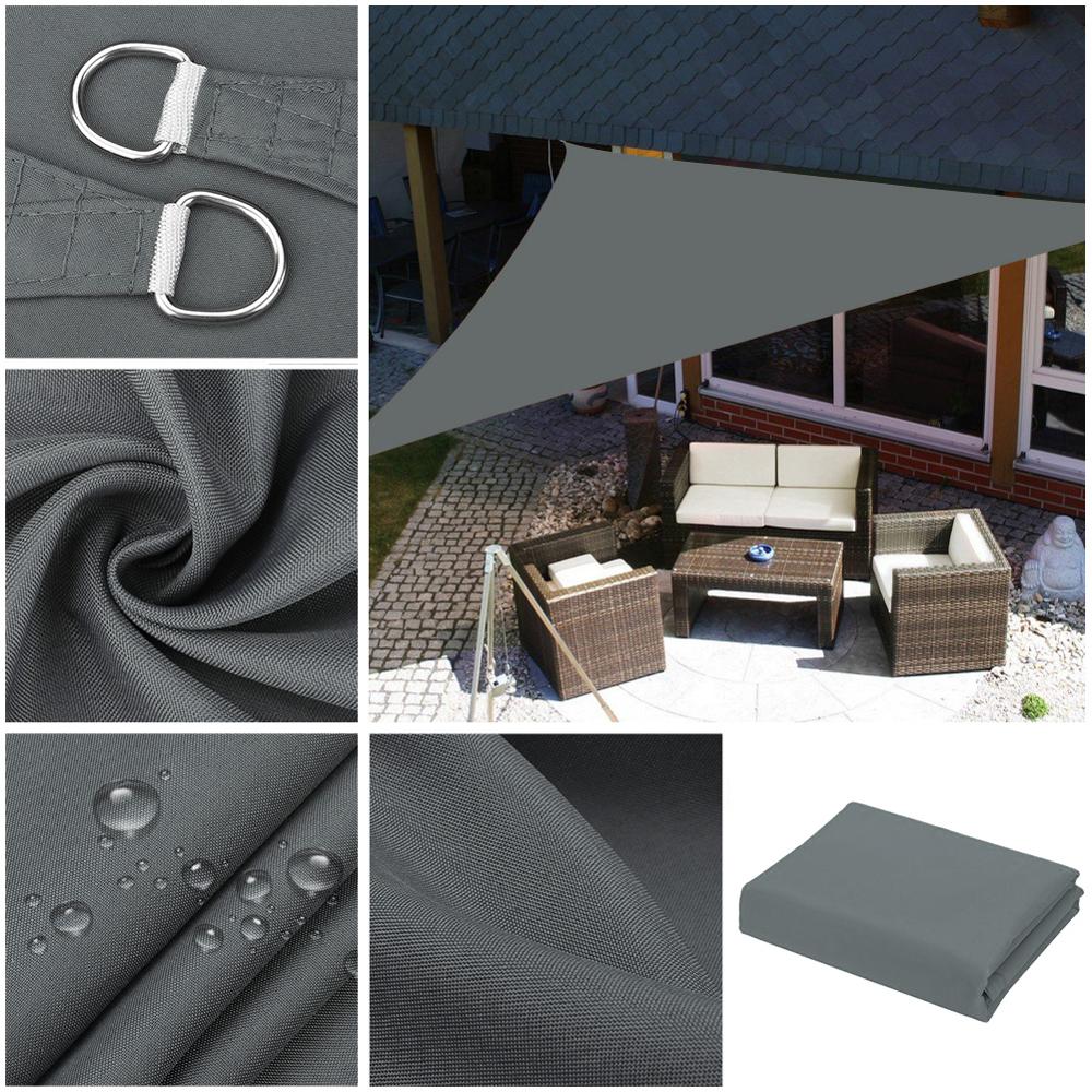 Toldo Triangular Portátil Impermeável Flexível e Resistente Com Proteção UV
