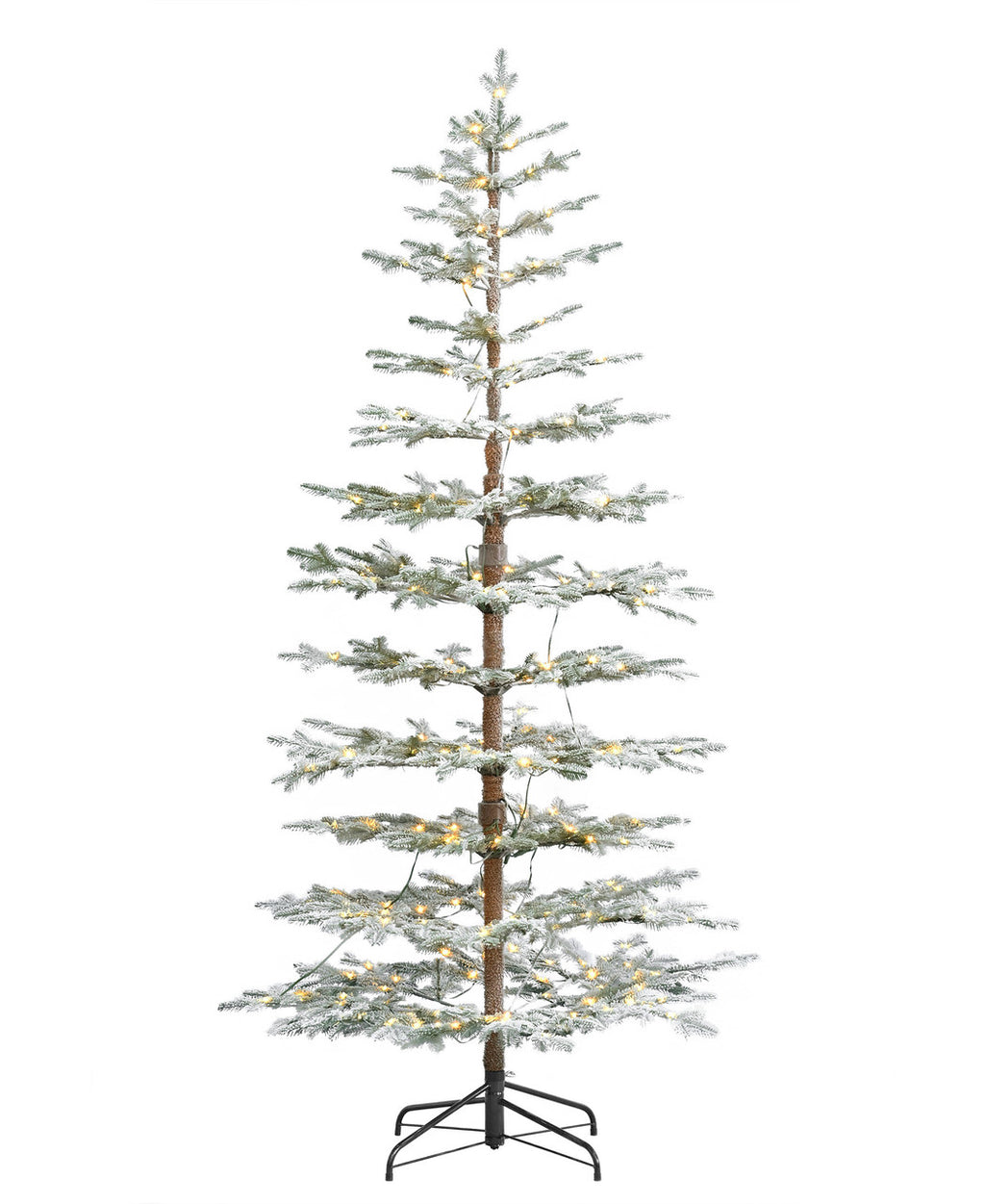 7.5' Sierra Pine Lightly Flocked Tree with 300 Warm White LED Lights