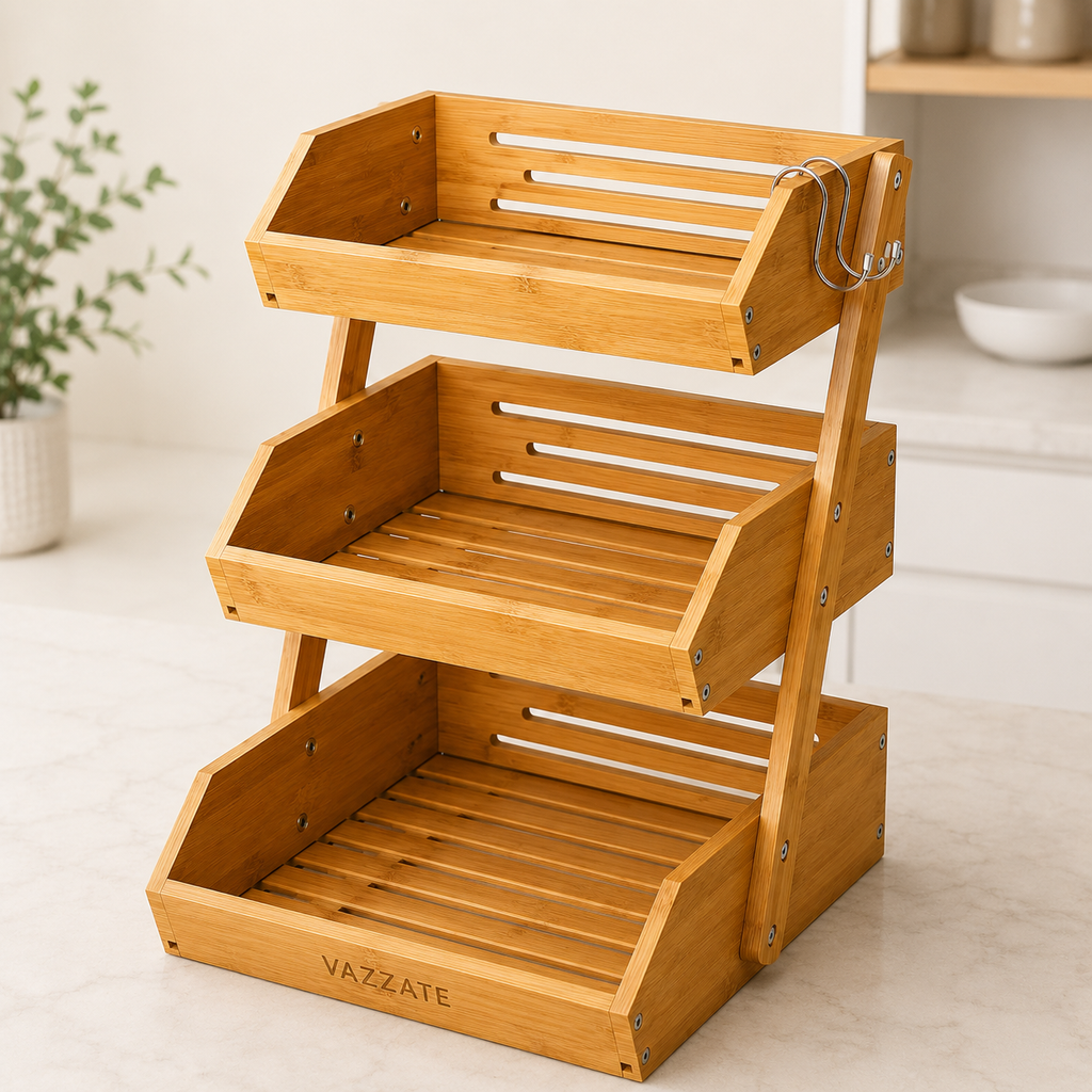 Organizador de Bambu Premium 3 Andares