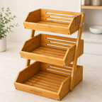 Organizador de Bambu Premium 3 Andares