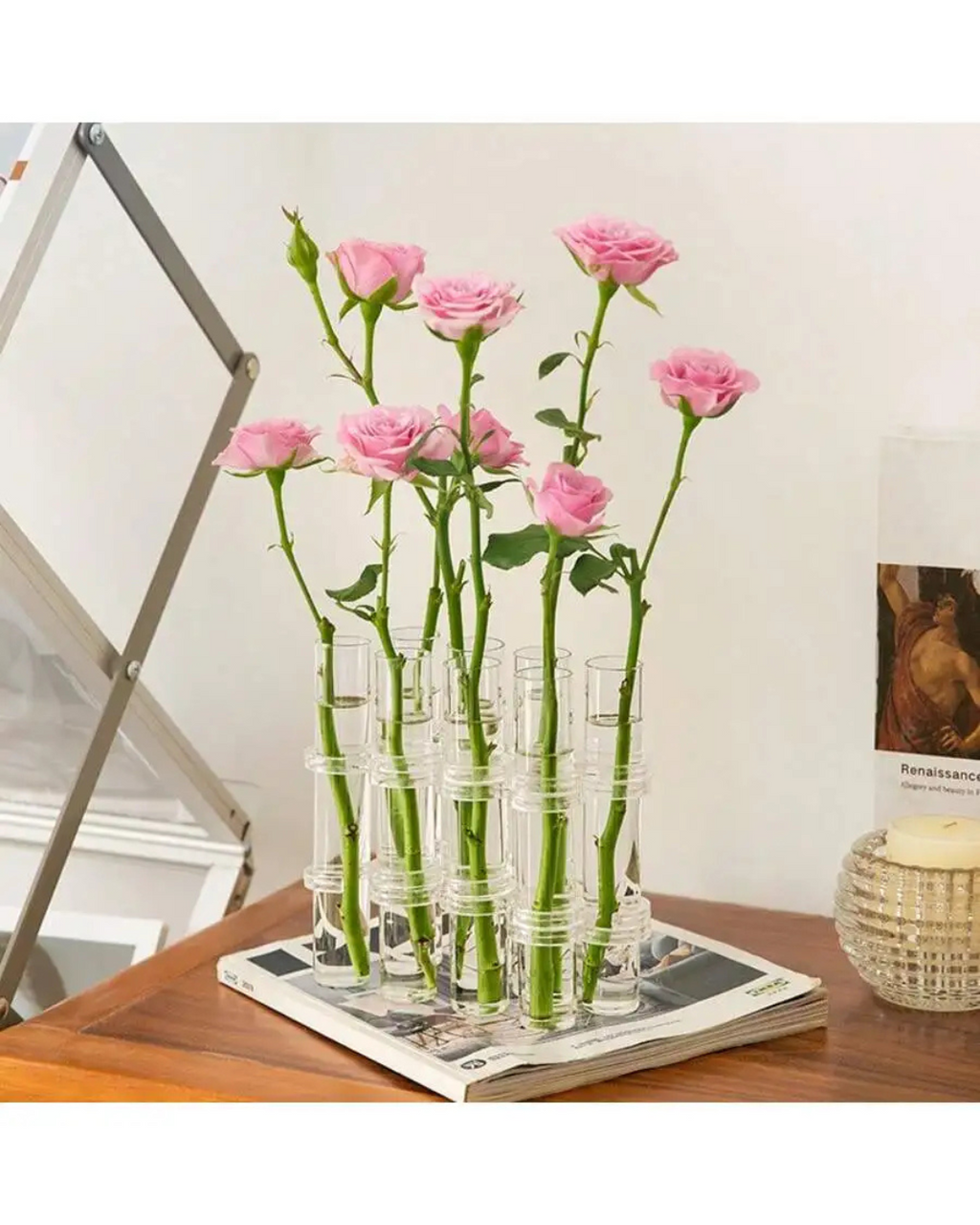 Vasos de Vidro Suspensos para Plantas Kit 4 ou 6 Unidades