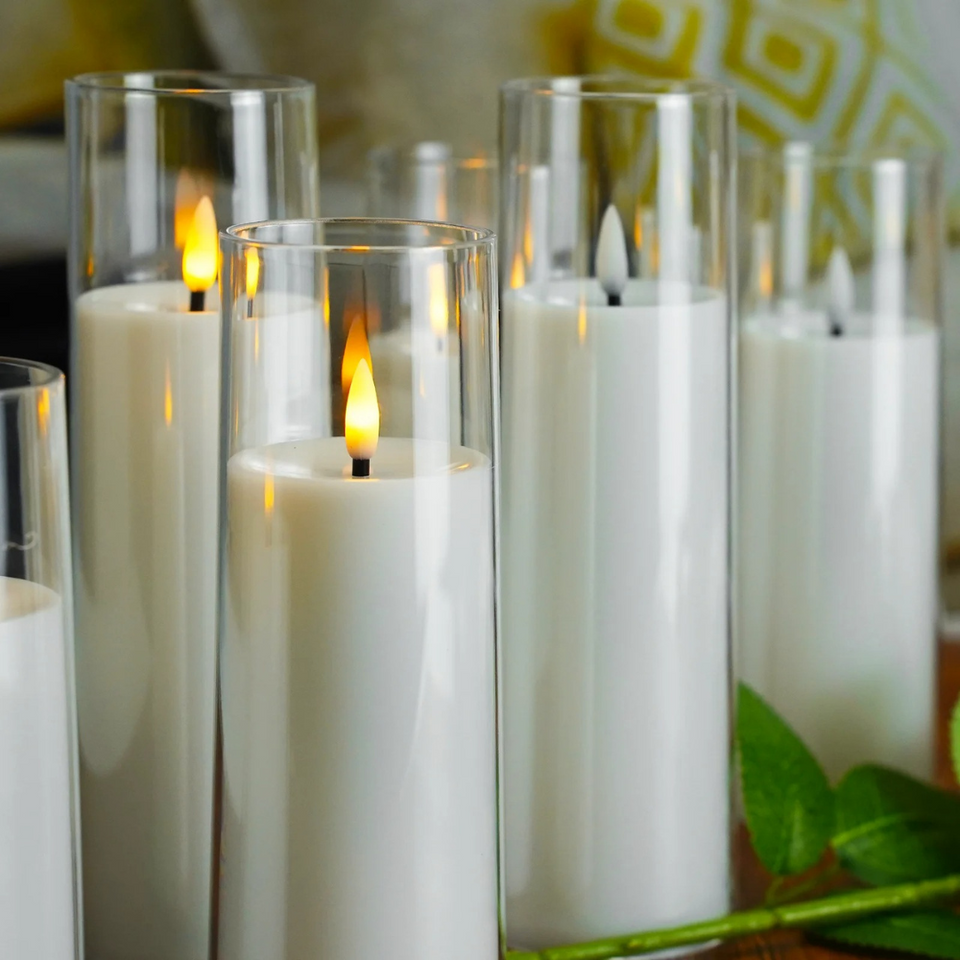 Velas LED Flameless com Controle Remoto para Decoração de Casa
