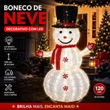 Boneco de Neve com Led - Montagem Rápida