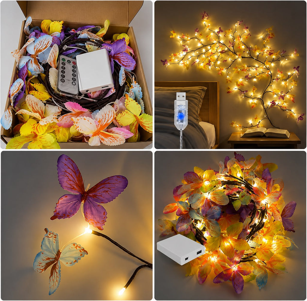 Luminária Flor de Cerejeira LED - Para Parede