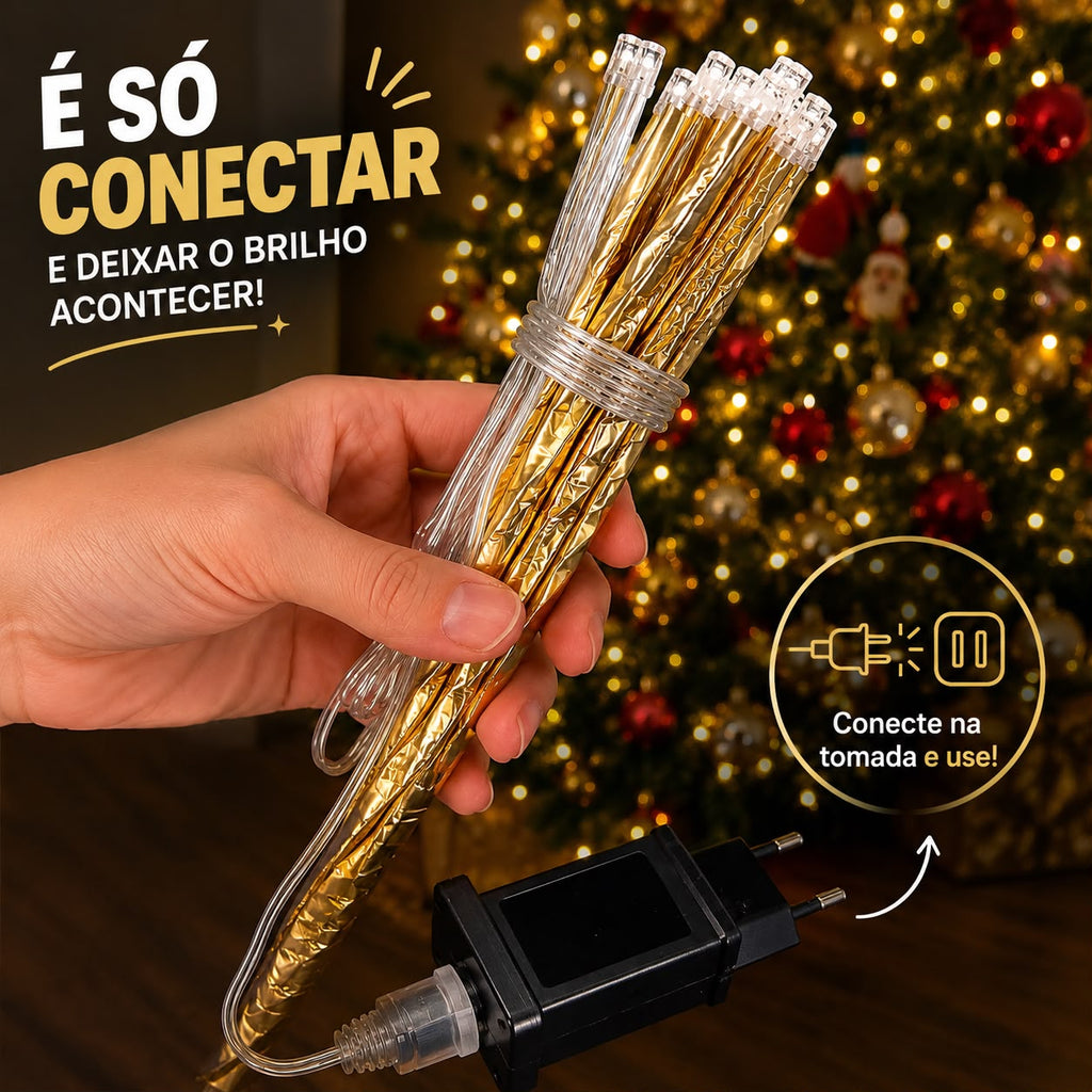 Esfera LED Decorativa Para Árvore de Natal 5 PEÇAS