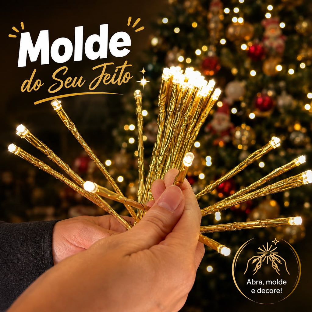 Esfera LED Decorativa Para Árvore de Natal 5 PEÇAS