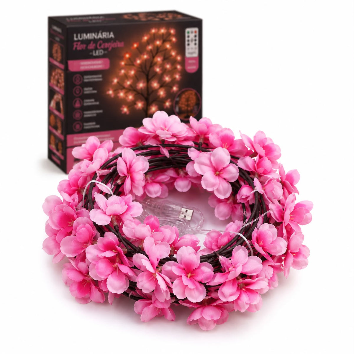 Luminária Flor de Cerejeira LED - Para Parede