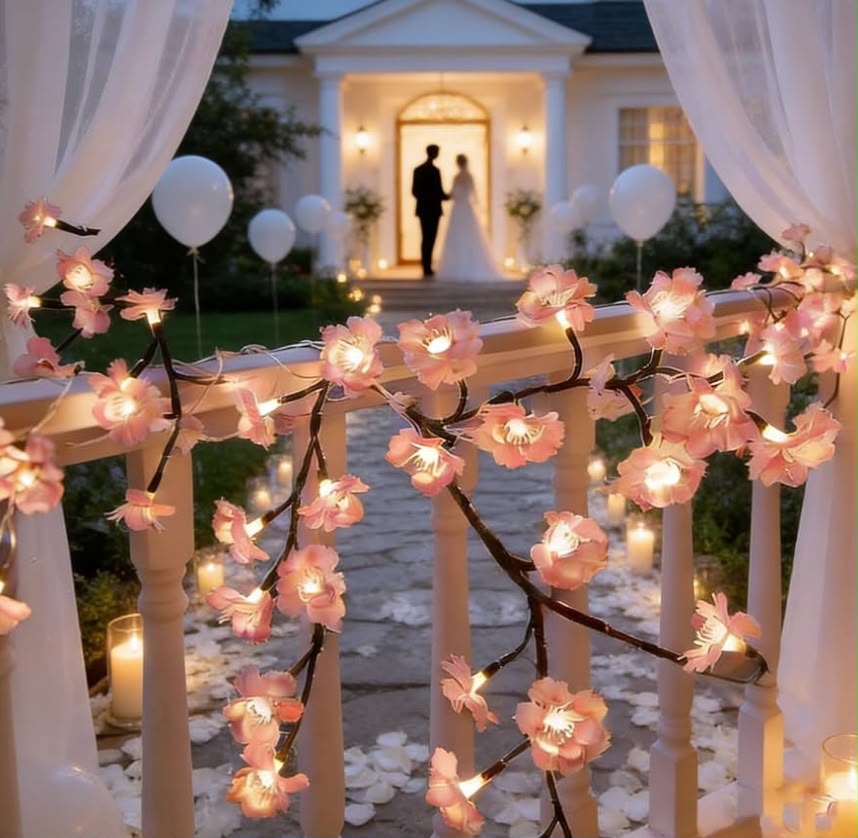 Luminária Flor de Cerejeira LED - Para Parede