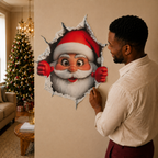 Papai Noel – Adesivo Natalino 3D